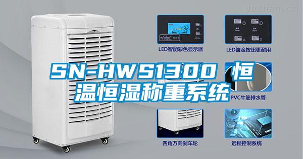 SN-HWS1300 恒溫恒濕稱重係統