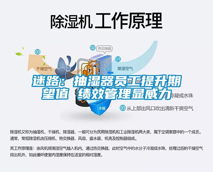 迷路：抽濕器員工提升期望值 績效管理顯威力